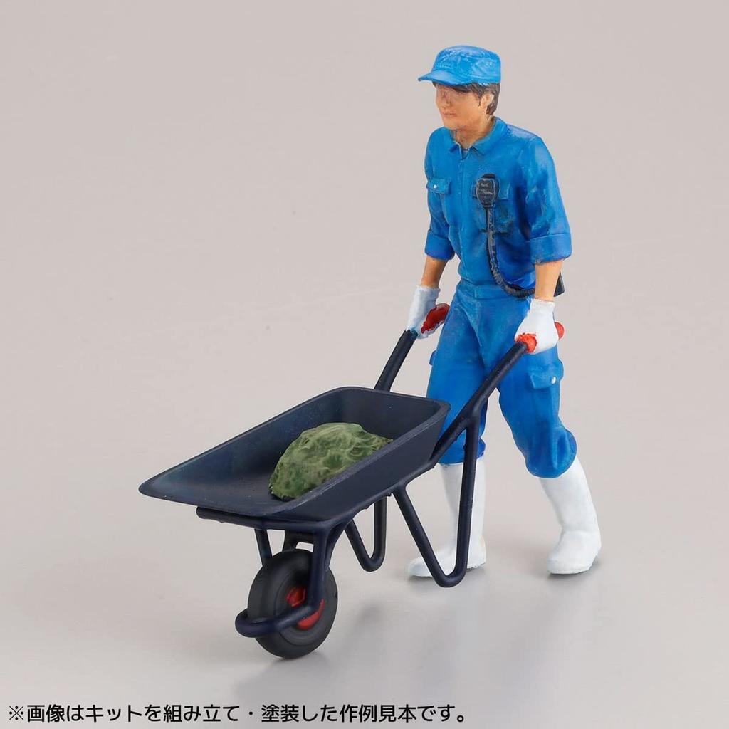 KAIYODO ARTPLA Zoo Keeper and Lion Set 1/35 Scale Plastic Model Kit 6-Pack Box AP003B