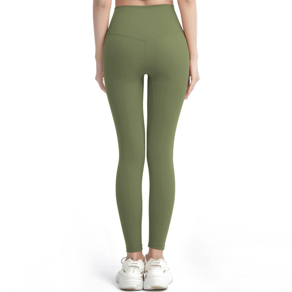 Leggings mit hoher Taille für Frauen, Po-Lift, unsichtbarer Bauch, weiche Yoga-Hose für Workout, sportliches Laufen