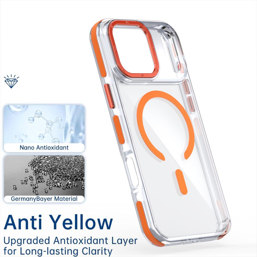 Neue Laser-Gradient-Magnetische Handyhülle Für iPhone 17 Pro Max 17Pro 17Air 12 13 14 15 16 Pro Max 16e Für Magsafe Stoßfeste Abdeckung