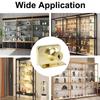 Gold Display Case Wine Cellar Glass Door Lock Latch