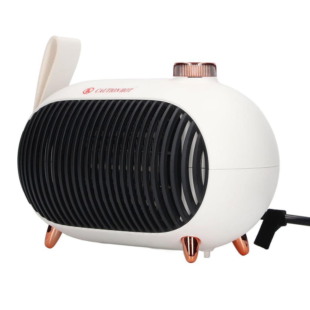Small Space Heater 900W PTC Ceramic Fast Heating 3 Level Adjustment Mute Overheating Protection Desk