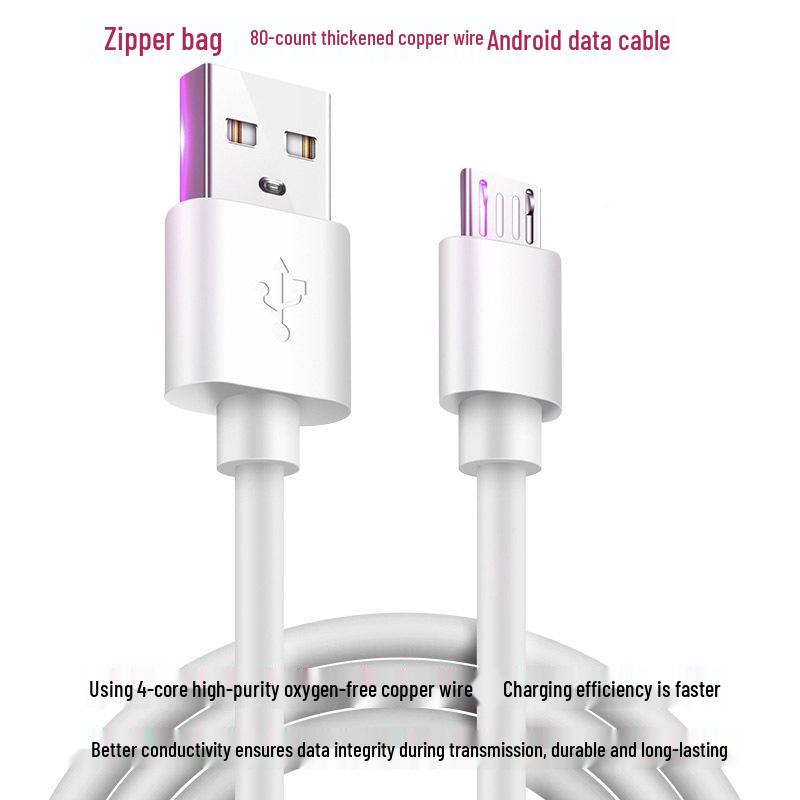 Xin Ming Jie Fast Charging Cable for iPhone, Android, V8, and Type-C Devices