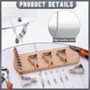 Window Well Cover Clips Set Of 5 Metal Basement Window Well Cover Install Retaining Clips Egress Cover Spring Clips With Screws