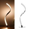 Neoglint 10W Spiral LED Table Light Dimmable 3 Lighting Colors Bedside Desk Lamp Nightstand Lamp for Bedroom Living Room