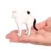 Simulation Animal Cat Model Black And White Cats Ornament Creative Stretching Lazy Kitten Craft Desktop Decoration Handmade