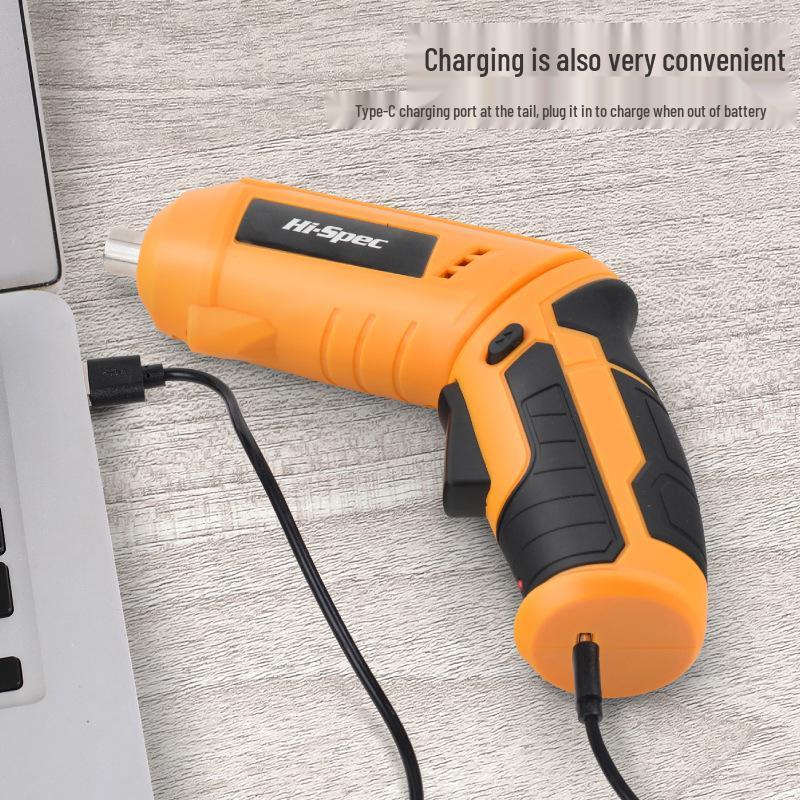 3.6V USB Rechargeable Electric Screwdriver Set with Lithium Battery and Rotatable Handle