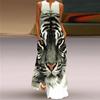 Retro Fashion Multicolor V-Neck Sleeveless Long Skirt Dress