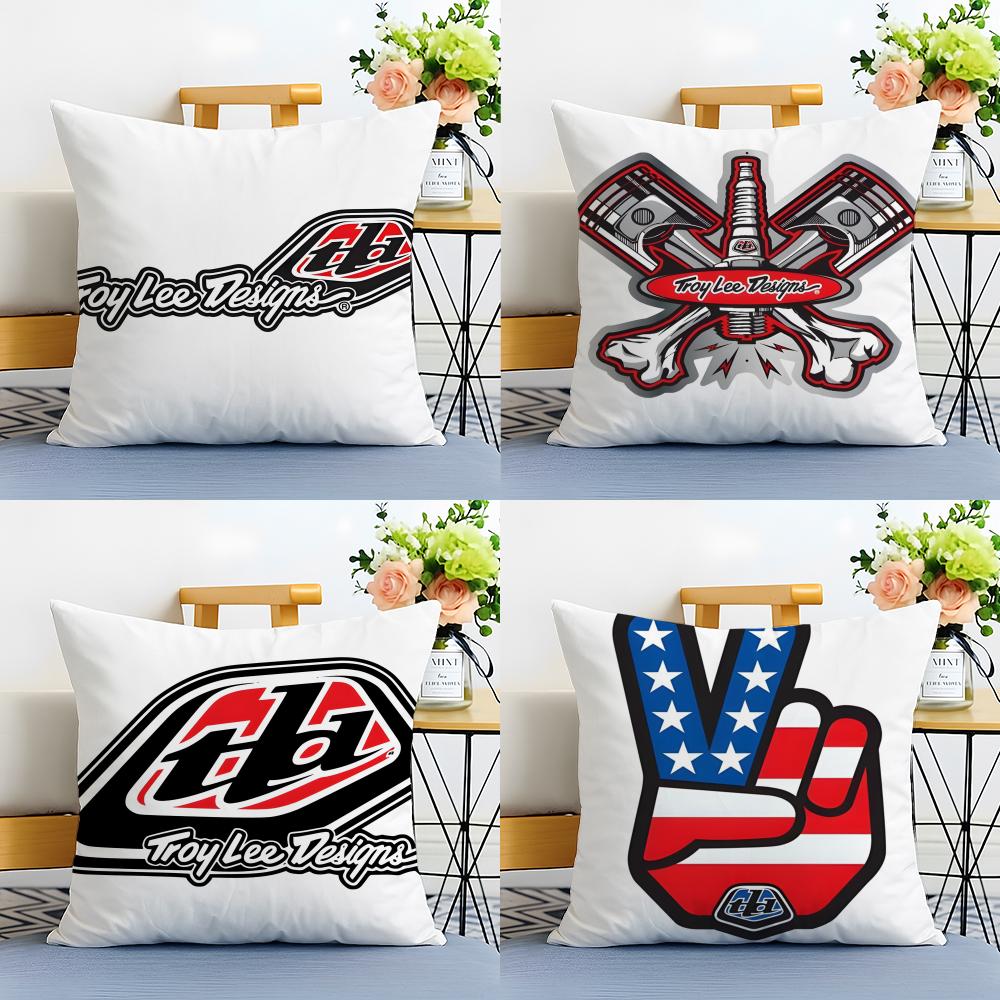 Gear Brand T-Troy L-Lees Cushion Cover Linen Pillowcase Soft For Sofa Bed Home Room Decor