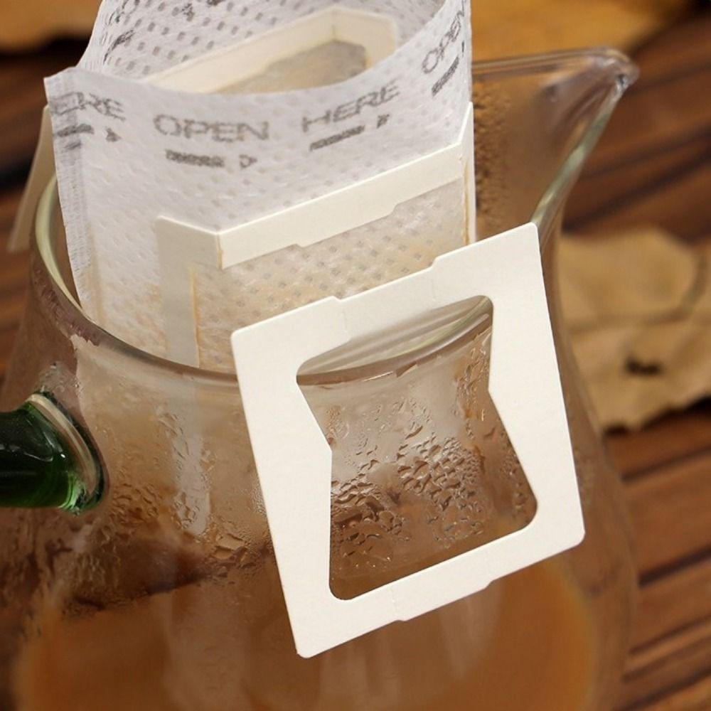 50Pcs Single Serve Coffee Filter Paper Bag Non-woven Fabric Disposable Coffee Fliter Bag Office
