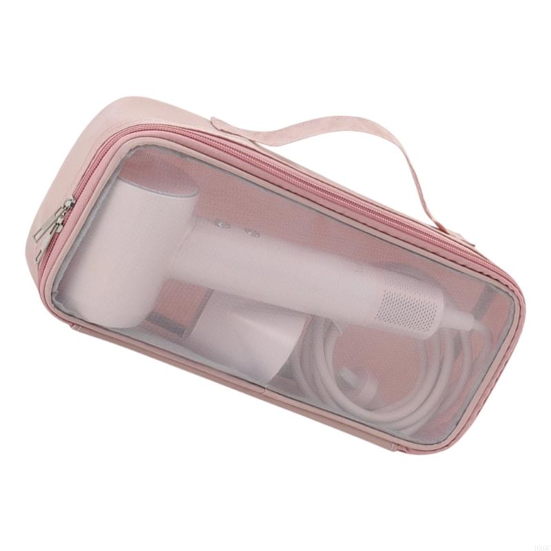 Lightweight Nylon Protector Sleeve For Blow Dryer Flat Irons Heat Resistant Interior Secure Zippered Closure Holder HX6C