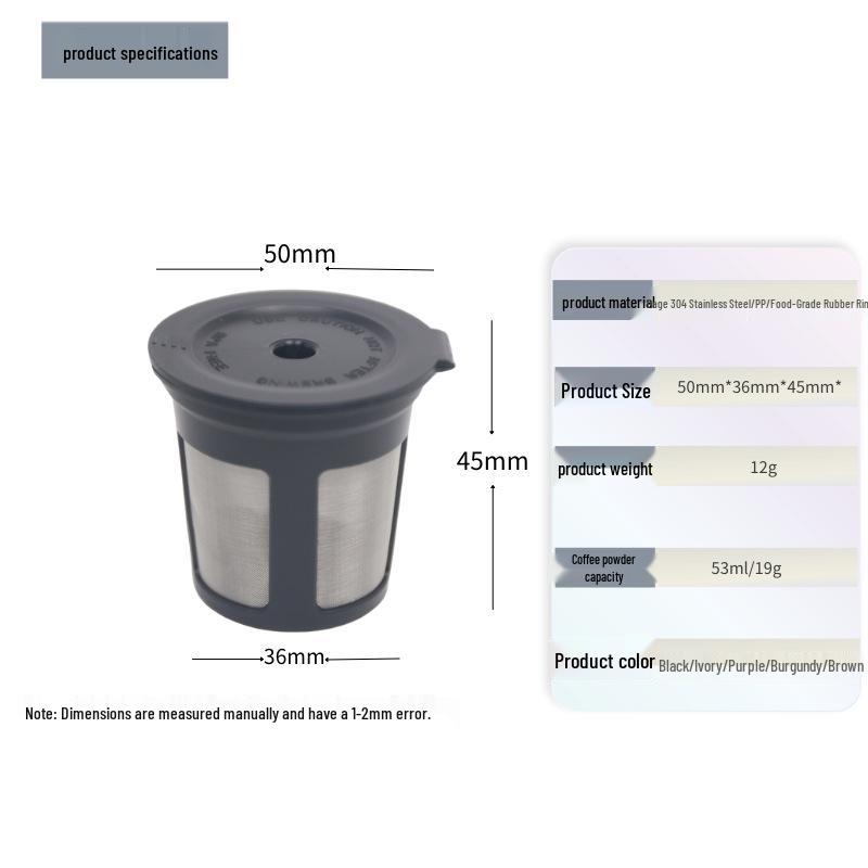 Wiederverwendbarer Edelstahl-K-Cup-Kaffeefilterkorb, Keurig-kompatibel