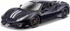 Bburago Ferrari 488 Pista Blue Diecast Miniature Finished Model BU 1/24 / Car, 18-26026