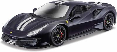 Bburago Ferrari 488 Pista Blue Diecast Miniature Finished Model BU 1/24 / Car, 18-26026