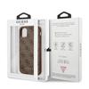 Guess Guhcn61G4Gfbr Iphone 11 / Xr 6,1Brązowy/Brown Hard Case 4G Metal Gold Logo