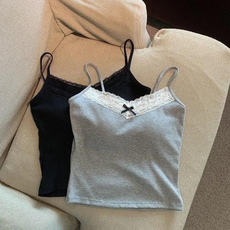 

Spice Girl Sexy кружева сращивание подтяжки жилет Slim Fit грудь подкладка без рукавов Pure Desire топ-труба короткий наряд One Size [70-60kg]
