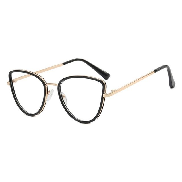 

Очки с защитой от синего света, оптическая оправа «кошачий глаз», защита глаз, ультралегкие женские и мужские новые очки, офисные компьютерные очки чёрный