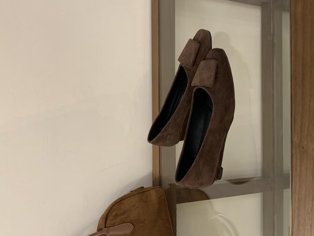 Low-heeled French Retro Square Head Square Buckle Mary Jane Single Shoes Women's Shoes New In Autumn 2025