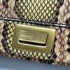 FENDI Peekaboo mini 8BN244 Python Handbag beige Women 2WAY used