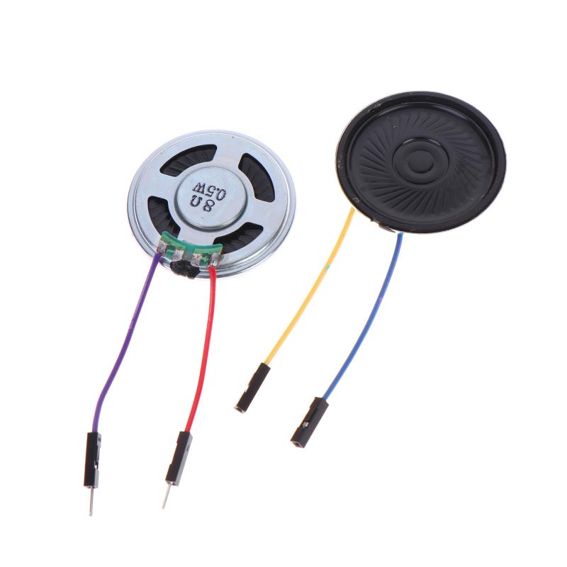 1/5Pcs 8 Ohm 8R 0.5W Speaker Electronic Dog Toy Horn Speaker Diameter 40Mm Loudspeaker With Dupont Wire Male Female Plug