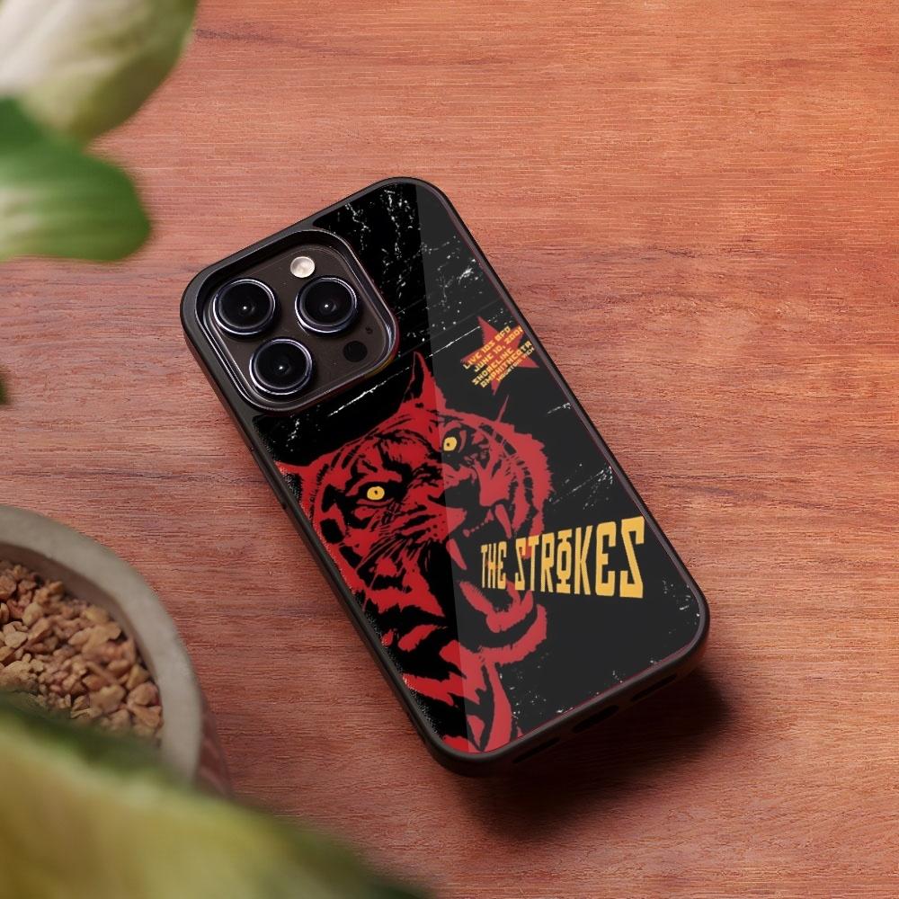 The Strokes Phone Case for Iphone 16 15 14 13 Pro Max 12 11 Mini 7 8 Plus Se Xr X Xs Fundas Shell PC+TPU Cover
