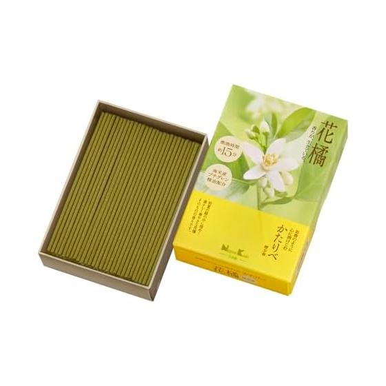Kataribe Hanatachibana Short Size Approx. 50g Incense Stick Nippon Kodo Low Smoke