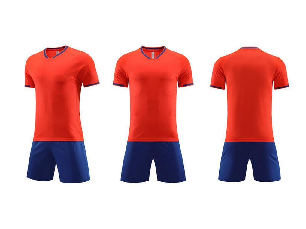 Quick-Dry Summer Football Jersey Set for Adults & Kids - Printed Short Sleeve