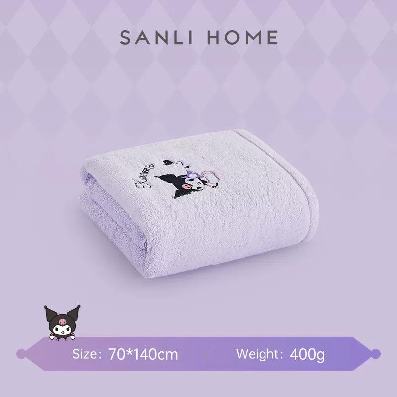 

Towel Sanrio pure cotton baby swimming towel new cotton couple adult 70*140 светло-фиолетовый