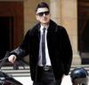 Korean Men Whole Mink Jackets Business Casual Lapel Coats Fashion Imitation Fur Slim Hooded Outerwear Male Winter New Clothes