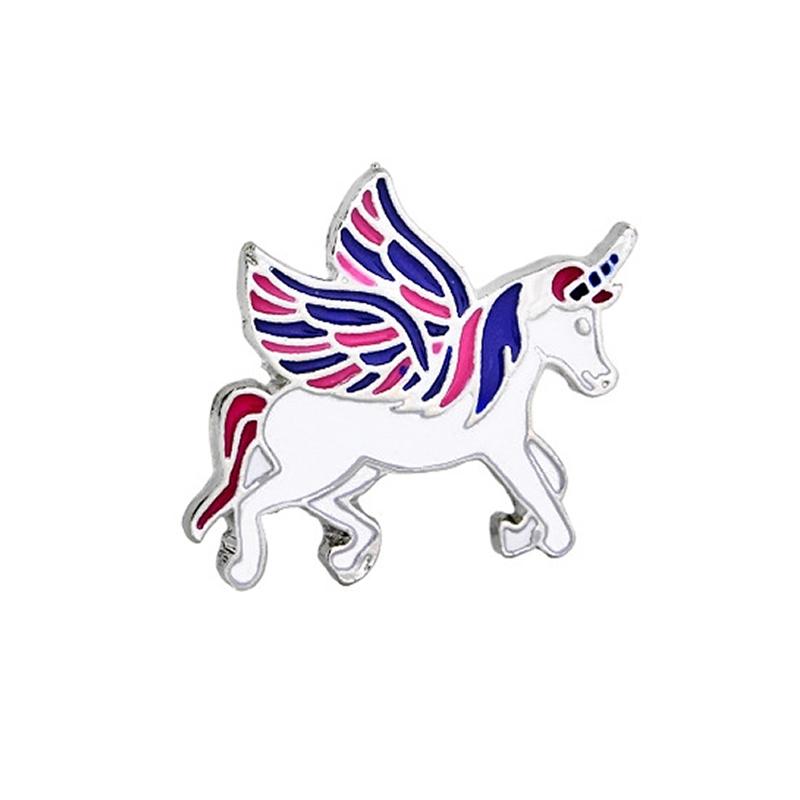 Fashion Enamel Pins Cute Unicorn Sika Deer Brooches for Girls Children Colorful Backpack Shirt Denim Jacket Jewelry Badges Gifts