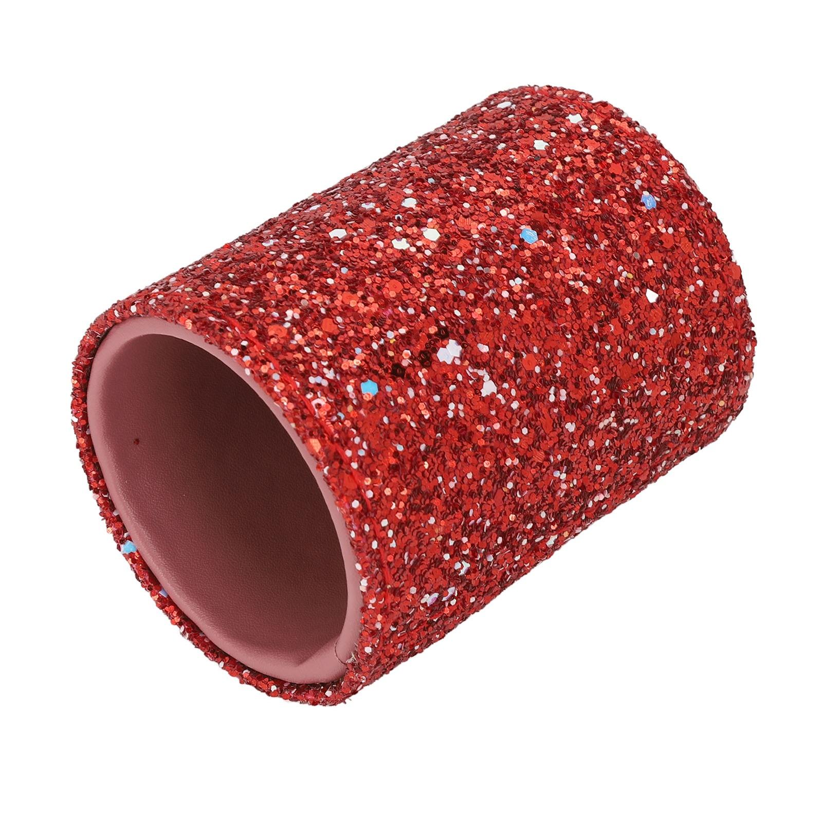 

Органайзер для хранения кистей для макияжа, пластиковый, большой вместимости, пыленепроницаемый контейнер для кистей для макияжа, серебристый красный