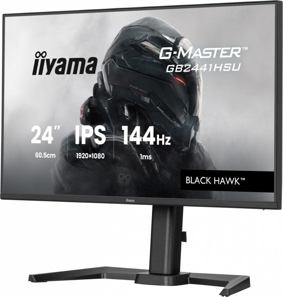 Monitor 23.8 inches GB2441HSU-B1 IPS,FHD,144Hz,1ms,2xUSB,350cd,HDMI,DP,HAS (150) PIVOT