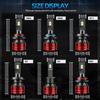 9005 9006 LED Headlights High Low Beam 24000LM 6000K White Bright 3570 CSP Chip Turbo Fan  Auto HeadLamps