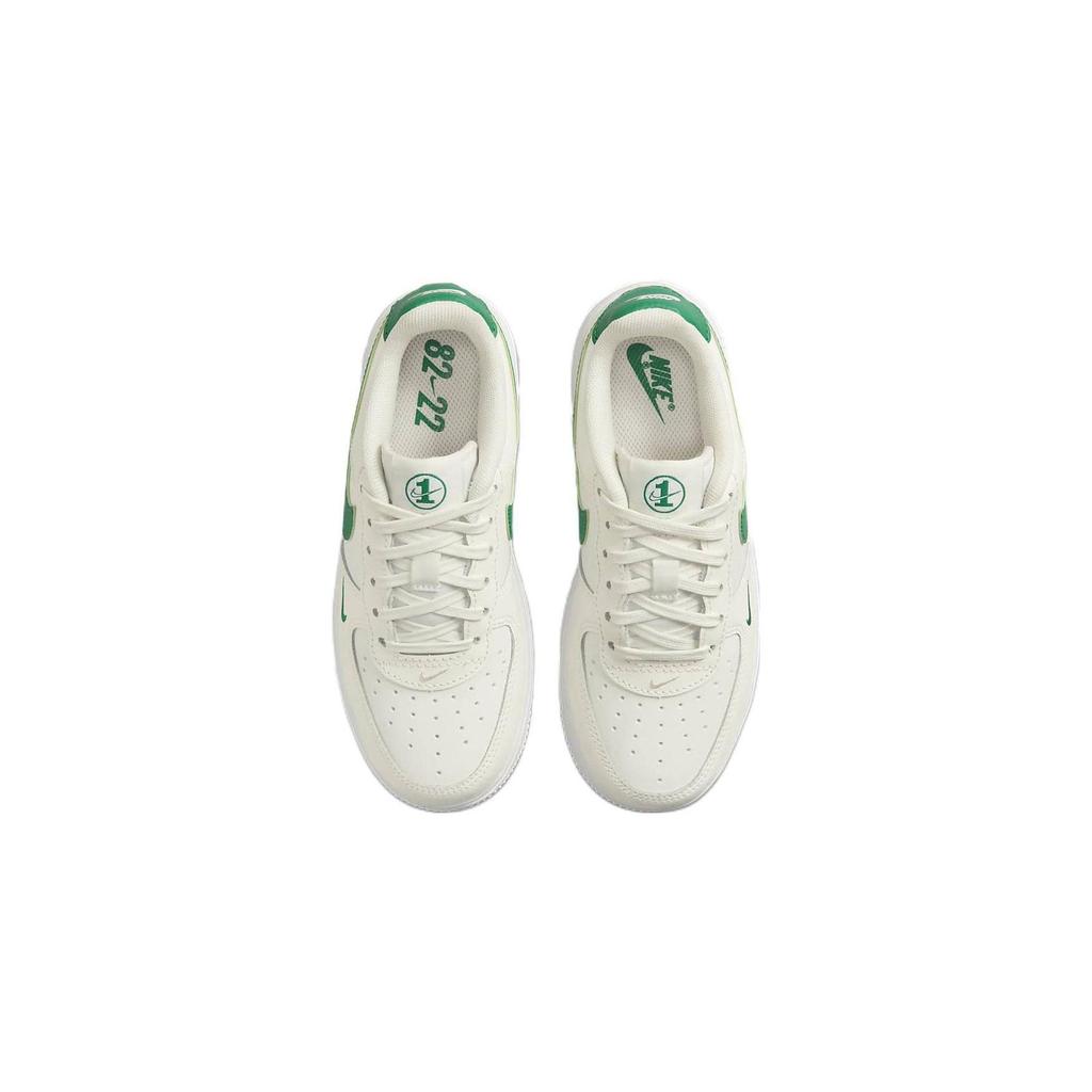 Nike Air Force 1 40th Anniversary Comfortable Versatile Low-Top Sneakers Kids Sneakers White Green FJ2887-101
