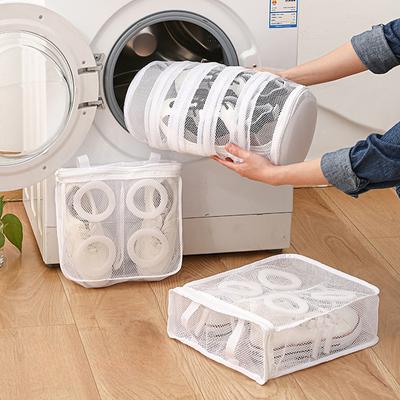 Mesh Laundry Bag Washing Machine Shoes Bag Travel Storage Bags Portable Anti-deformation Protective Clothes Organizer