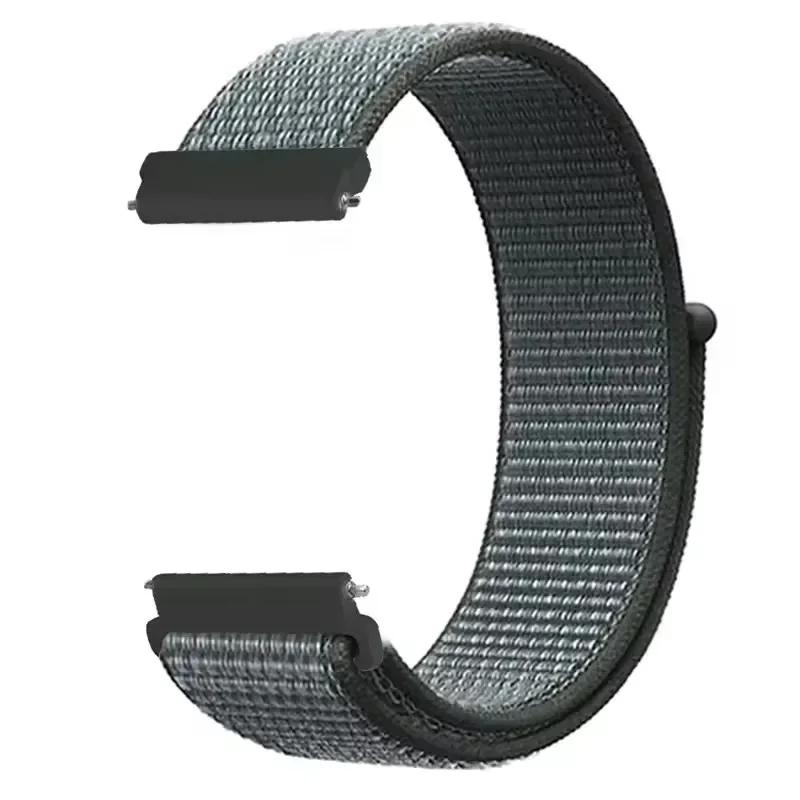 Braided 22mm 20mm Nylon Watch Band for Samsung Galaxy Watch FE 7 6 5 4/6 4 Classic/Gear S3 Loop Strap Bracelet Replace Wristband