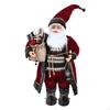 45cm/17.72inch Standing Santa Decorations Figurine Toys Tree Decor Christmas Doll for Festival