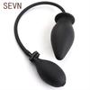 Inflatable Anal Plug Expandable Butt Plug Silicone Massager Sex Toys for Women Men Inflatable Anal Plug Backyard Anal Dildo