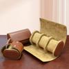 1/2/3 Slot PU Watch Roll Durable Wrist Watch Display Bag Leather Watch Storage Case  Men's Gift