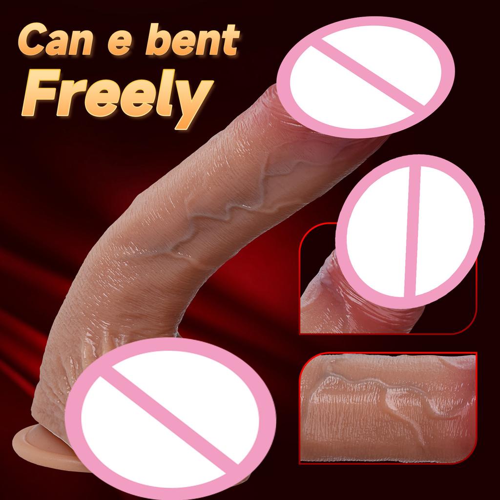 Simulated Dildo Silicone Dildo Female Adult Penis Masturbator Soft Meat Penis Adult Product