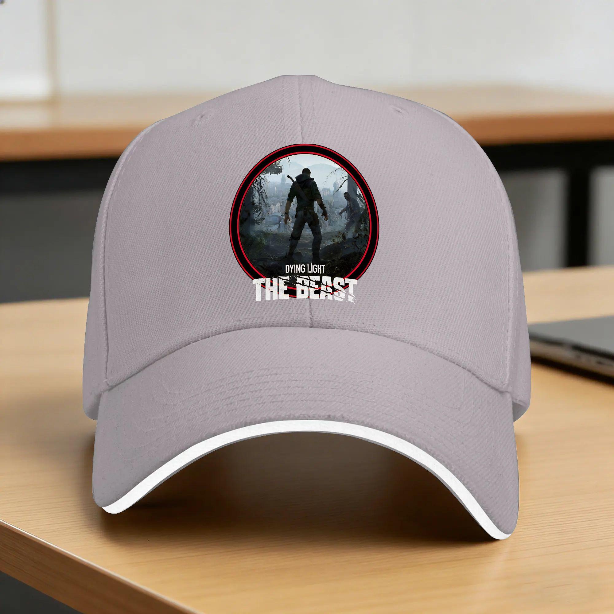 Dying Light The Beast Baseballkappe Outdoor Sport Y2K Niedlich Benutzerdefiniert Diy Sonnen Truckerhut Damen Herren Verstellbar Snapback Kappe One Size gray