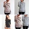 Luxurious Womens Off The Shoulder Sweatshirts Sweater With Timeless Winter Warmth