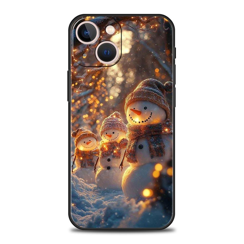 Weihnachtsmann Handyhülle Cover für iPhone 17 16 15 14 13 12 Pro Max 11 Pro Max 17 AIR Plus Stoßfest Weiche TPU Hülle Fundas