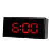 Mirrored Digital Alarm Clock Smart Light Sensing LED Display Digital Smart Clock with Two Display Mode Snooze Function