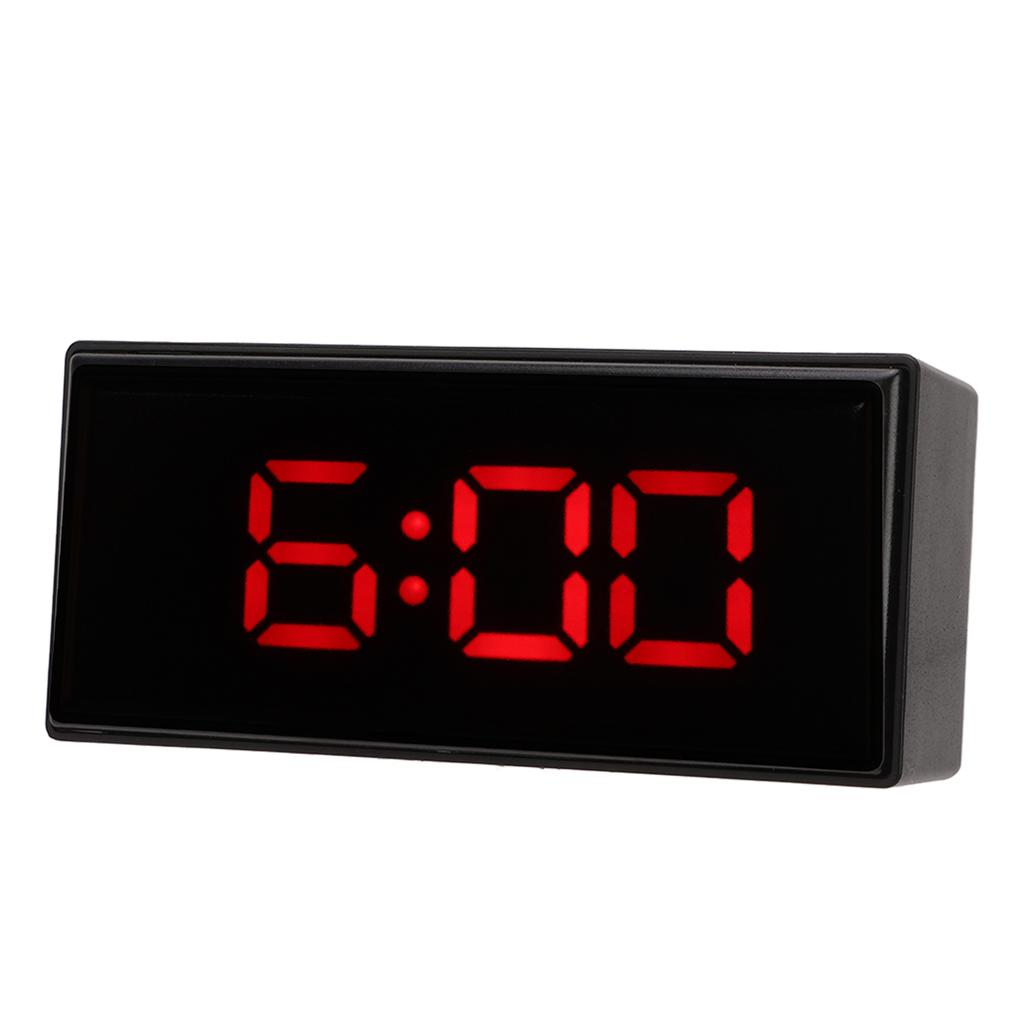 Mirrored Digital Alarm Clock Smart Light Sensing LED Display Digital Smart Clock with Two Display Mode Snooze Function