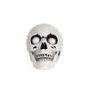 Skull Head Light Halloween Decoration Battery Operated Realistic Floral Garden Plant Lamp Indoor Outdoor Use Battery Not Included