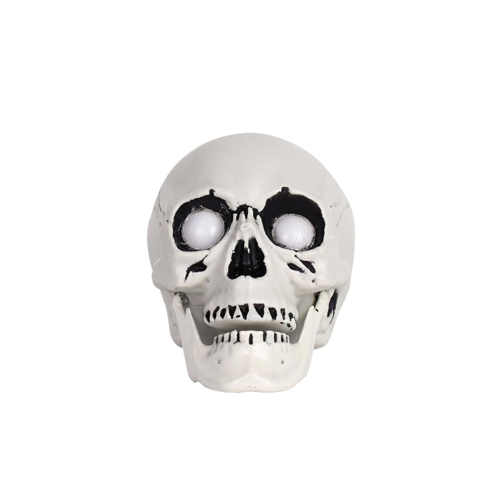 Totenkopf-Licht Halloween-Dekoration Batteriebetrieben Realistische Blumen-Gartenpflanzen-Lampe Innen-Außenbereich Batterie Nicht Enthalten