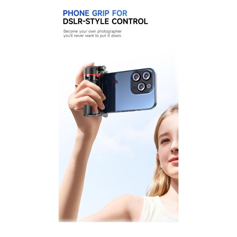 Wireless Remote Operated Selfie Stick Desk Tripod Featuring Quick Open Button and Six Section Extendable Design