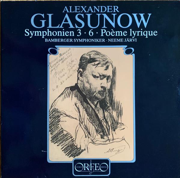 

LP Record ALEXANDER GLAZUNOV, BAMBERGER SYMPH - Symphonien 3 - 6 - Poeme Lyrique S157872H ORFEO 1987 Germany Classical Used
