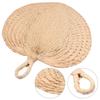 Home Decoration Palm-Leaf Fan Natural Straw Fan Vintage Rattan Fan  Summer