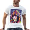 Abstract Joey Ramone In WPAP Popart Illustration. T-Shirt T Shirts for Man Slim Fit T Shirts Fo